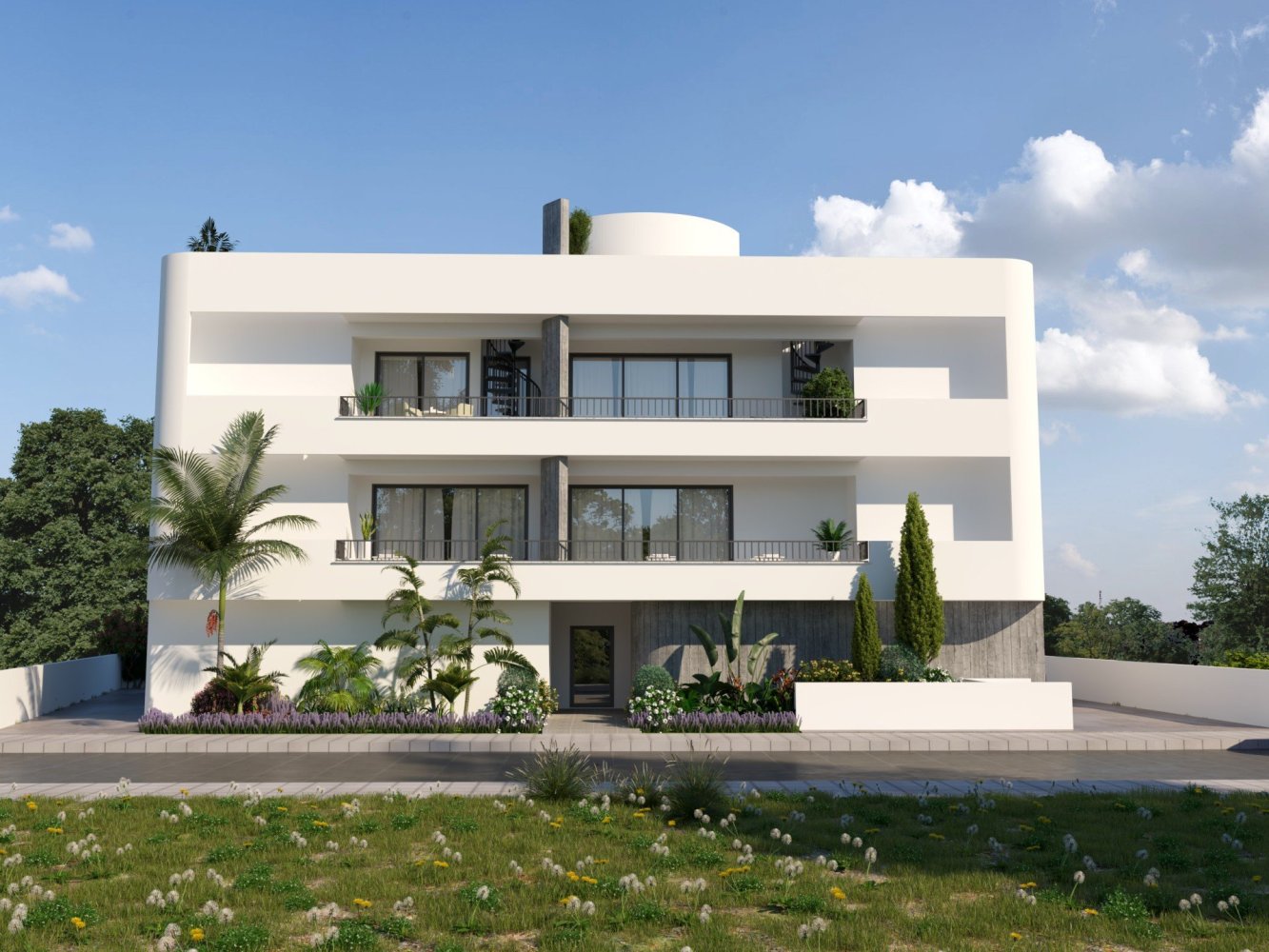 2 Schlafzimmer Wohnung in Oroklini, Cyprus, Nr. 34178