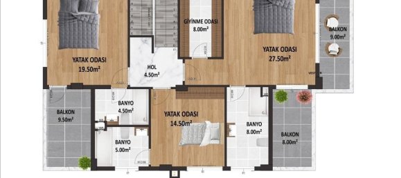 5 rooms Villa in Kargicak, Turkey No. 9706 24