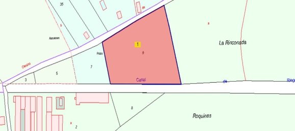 Земельный участок 10324м² в Симанкас, Испания № 132569 2