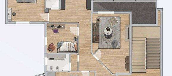 Квартира с 3 комнатами в Авеццано, Италия № 19474 91