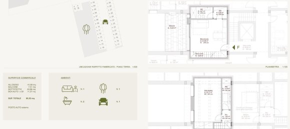 3 rooms Duplex in Cesena, Italy No. 62396 18