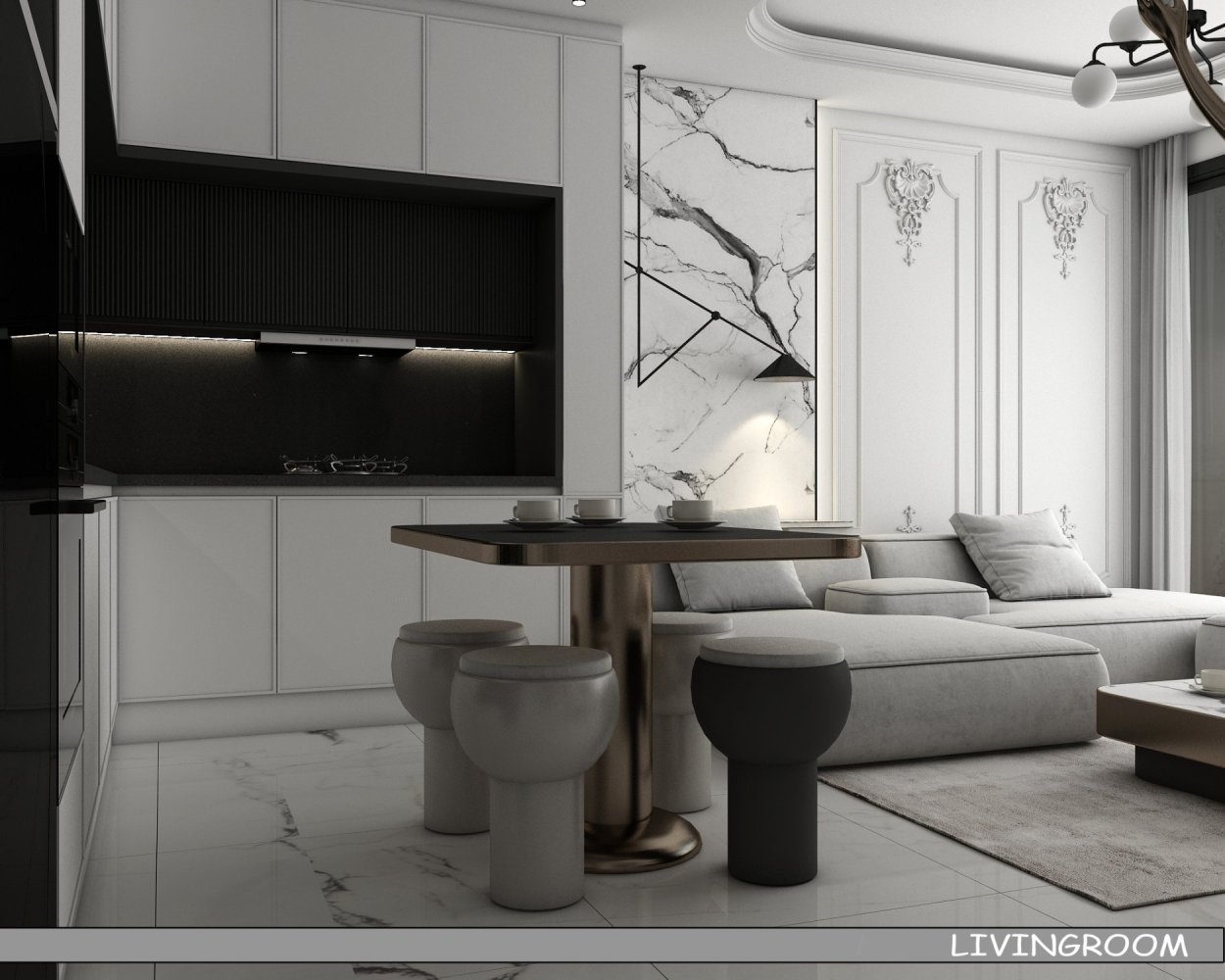 Apartamento de 1+1 en Ozdence Hill Luxury Residence, Kargicak, Turkey No. 38144