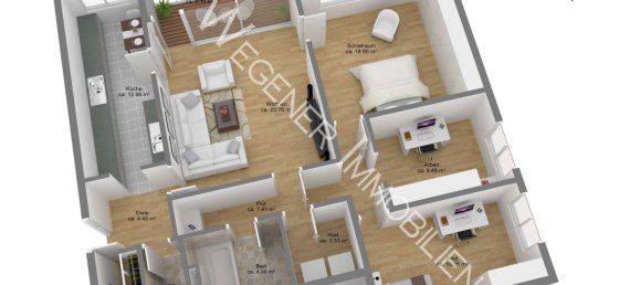 3 chambres Appartement à Munich, Germany No. 223002 23