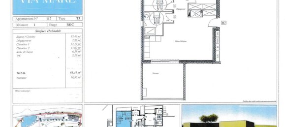 3-salle Appartement à Ghisonaccia, France No. 46556 10