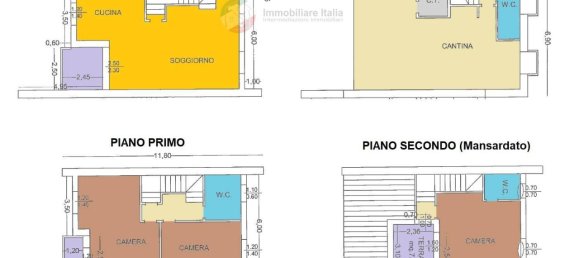 5 rooms House in Montefiore Conca, Italy No. 17636 18