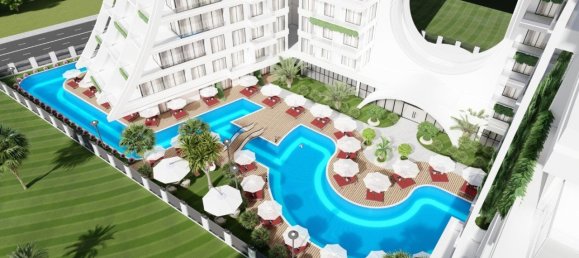 شقة 1+1 في Alanya, Turkey رقم 4427 5