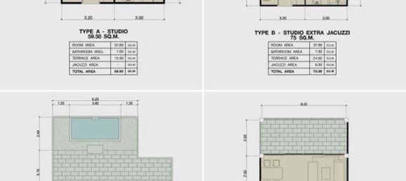Кондоминиум  с 1 спальней в Чанг, Таиланд № 1522 5