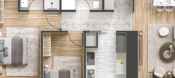 Квартира 2+1 в Измир, Турция № 23509 26