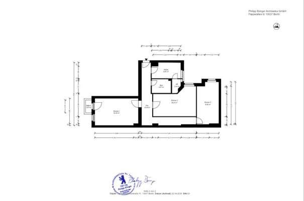 3غرفة شقة في Prenzlauer Berg, Germany رقم 366810