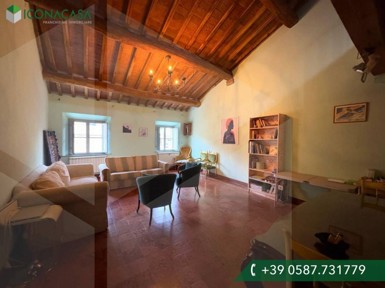 7-salle Appartement à Peccioli, Italy No. 23016