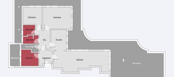 5 rooms Penthouse in Rome, Italy No. 59314 39