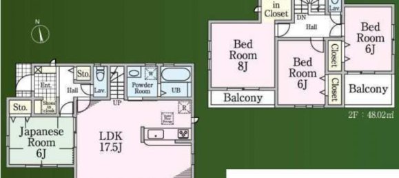 Дом с 4 спальнями в Ибараки, Япония № 4256 2