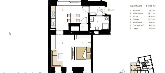 2 rooms Apartment in Brigittenau, Austria No. 260692 5