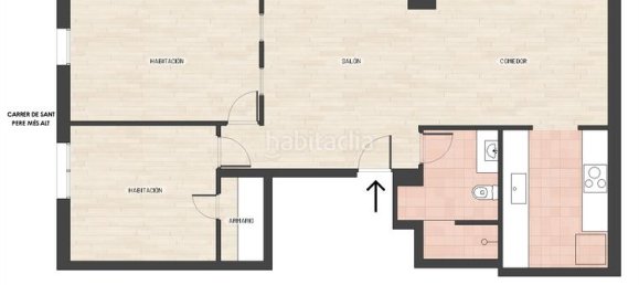 Apartamento de 2 dormitorios en Ciudad Vieja, Spain No. 153814 22