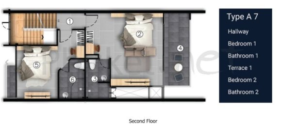 3 Schlafzimmer Villa in Chalong, Thailand, Nr. 12499 25