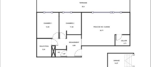 Apartamento T2 em Bayonne, France N.º 335954 8