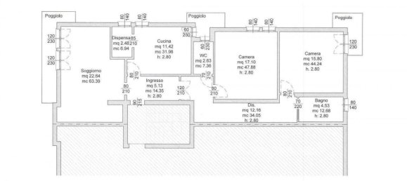 3غرفة شقة في Abano Terme, Italy رقم 54841 33