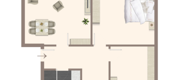 Квартира с 2 спальнями в Ортенау, Германия № 337395 15