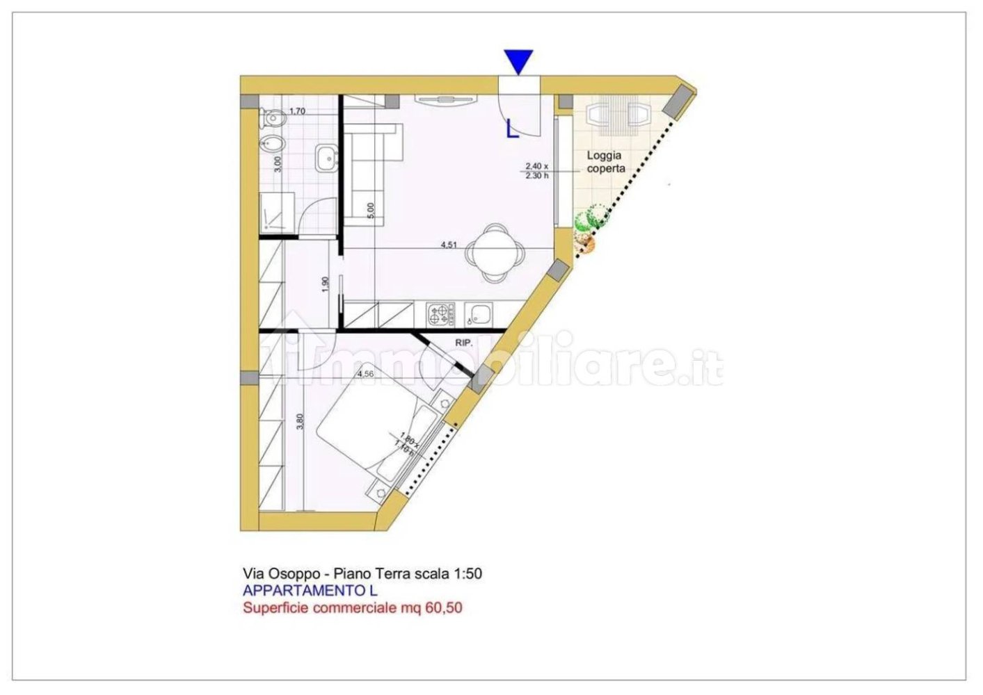 3 bedrooms Apartment in Modena, Italy No. 397182