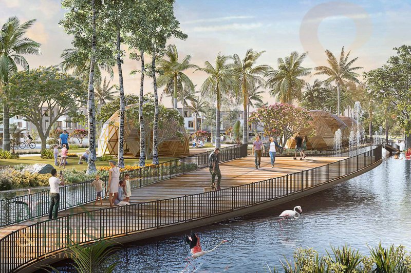 Таунхаус с 4 спальнями в Damac Lagoons, Дубай, ОАЭ № 105022