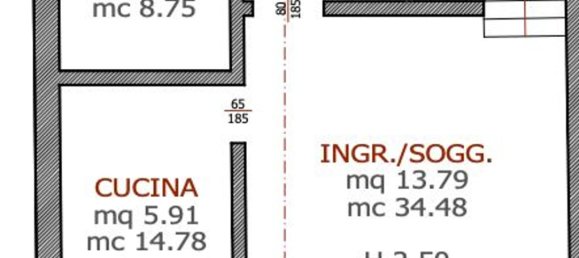 3 rooms House in Correzzola, Italy No. 283053 15