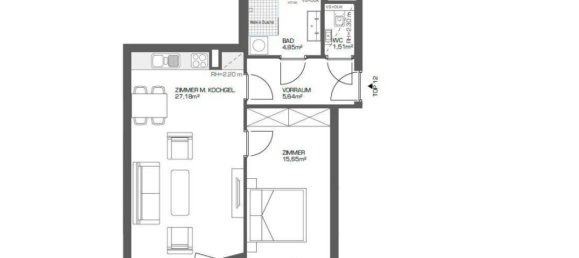 2-salle Appartement à Vienna, Austria No. 182286 19