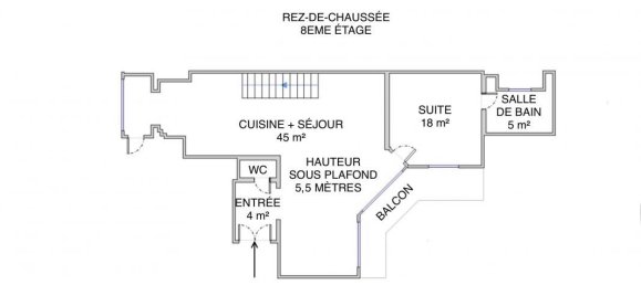 Duplex T3 em Issy-les-Moulineaux, France N.º 327450 4