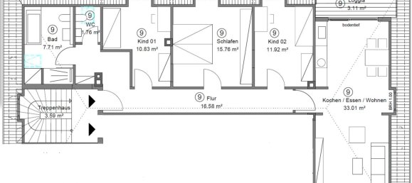 Apartamento de 3 divisões em Hamm, Germany N.º 67571 21