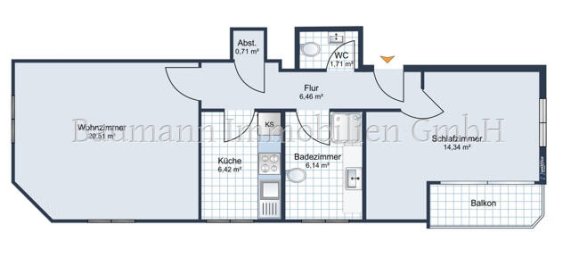 1 غرف نوم شقة في Cuxhaven, Germany رقم 320445 15