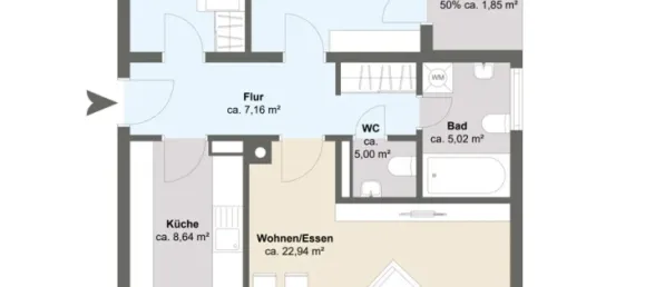 3غرفة شقة في Nurnberger Land, Germany رقم 315840 14