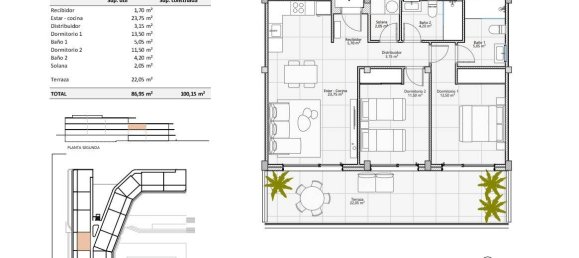 2 chambres Penthouse à Adeje, Spain No. 24774 18