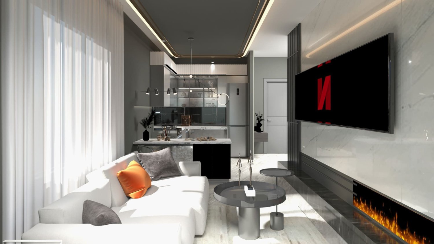 Wohnung 1+1 in Novita Legacy Residence, Kargicak, Turkey, Nr. 38193