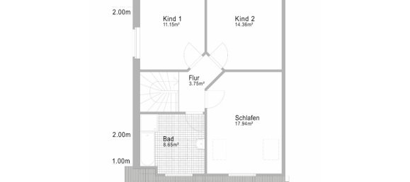 Таунхаус с 4 комнатами в Гифхорн, Германия № 281165 32