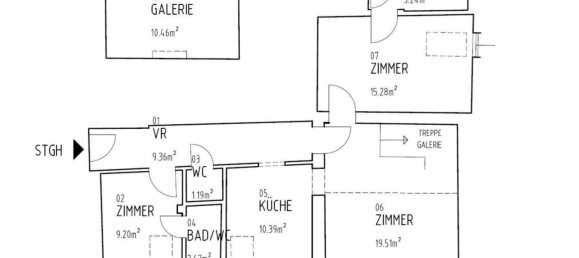 3 rooms Apartment in Meidling, Austria No. 114264 11