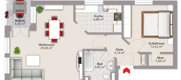 Apartamento de 1 dormitorio en Landsberg am Lech, Germany No. 230536 30
