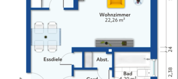 Квартира с 3 комнатами в Зегеберг, Германия № 58236 4