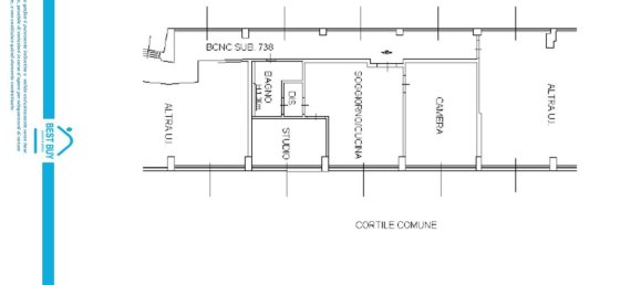 3 rooms Apartment in Milan, Italy No. 246829 49