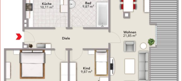 Apartamento de 2 dormitorios en Worms, Germany No. 14207 7