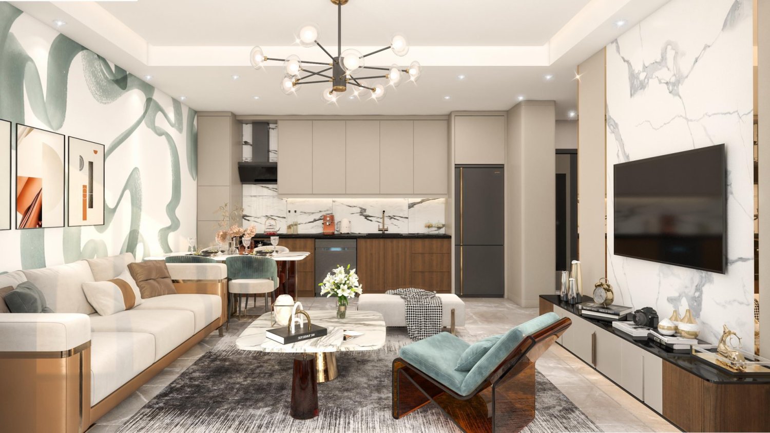 Apartment 2+1 in GÜLERYÜZ RESIDENCE, Payallar, Turkey No. 39449