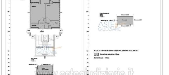2-Zimmer Wohnung in Rome, Italy, Nr. 195780 19
