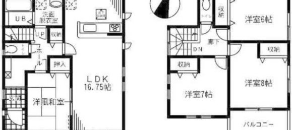 Casa de 4 dormitorios en Chiba, Japan No. 5884 2