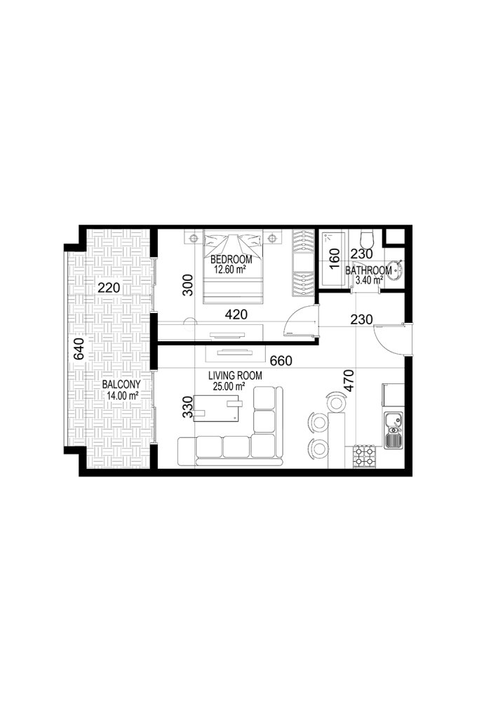 Appartement 1+1 à Yekta Kingdom Premium, Mahmutlar, Turkey No. 36382 1