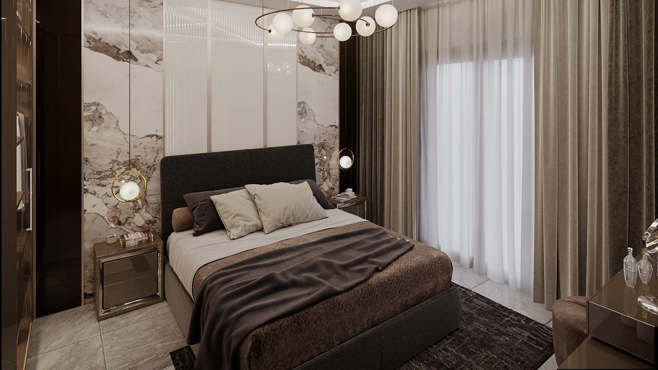 Квартира 2+1 в Veluxe Panorama, Аланья, Турция № 39149