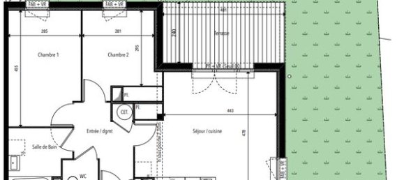 2 غرف نوم شقة في Pins-Justaret, France رقم 312339 5