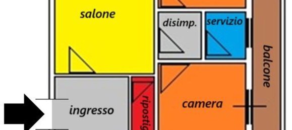 3-salle Appartement à Rome, Italy No. 59470 31