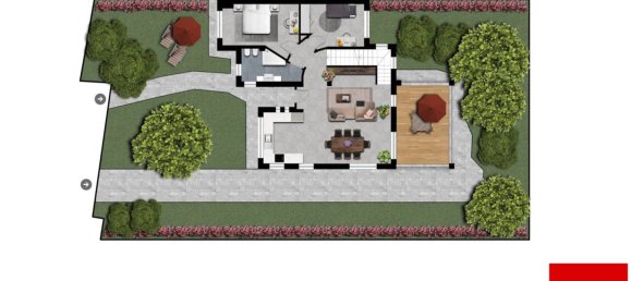 Вилла с 4 спальнями в Лураго Мариноне, Италия № 12375 13