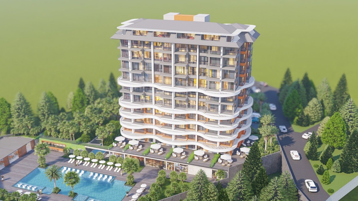 Wohnung 3+1 in Demirtas, Turkey, Nr. 13352