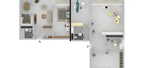 Офис с 6 комнатами в Штутгарт, Германия № 96703 2