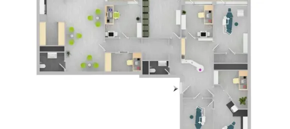 Офис с 6 комнатами в Штутгарт, Германия № 96703 15