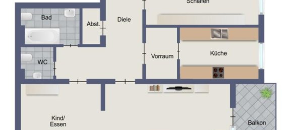 3 rooms Apartment in Recklinghausen, Germany No. 293359 12